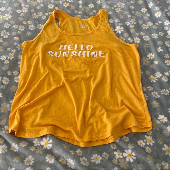 Yellow Tank Top - Hello Sunshine - Picture 3 of 9